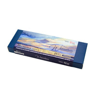Aquarellfarben-Set "Landschaft" ROSA GALLERY, Metallkoffer, Indigo, 21 Farben, volle Töpfe