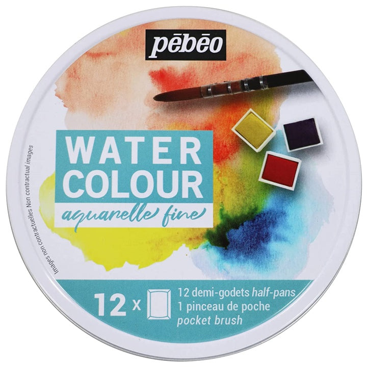 Pebeo Aquarellfarben-Set im Metallkasten | verschiedene Sets | ARTMIE