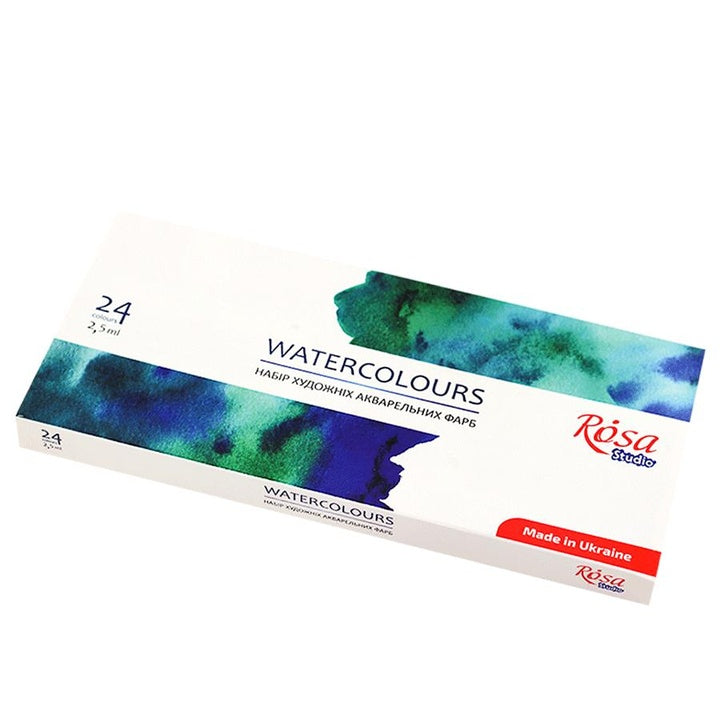 Satz Aquarellfarben, ROSA STUDIO, 24x2,5ml, volle Töpfe, Karton