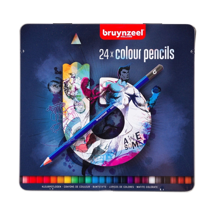 Bruynzeel Buntstifte im Metalletui - Blue | verschiedene Sets
