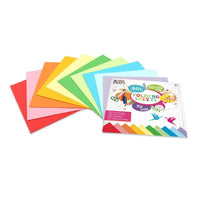 Buntes Bastelpapier-Set | verschiedene Formate | Quadrat 20 x 20 cm 80 Stk.