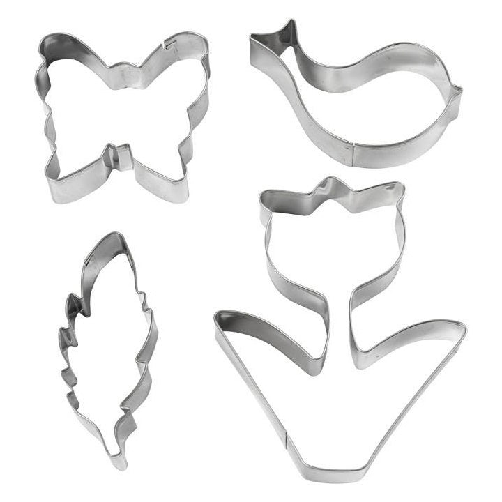 Ausstechformen-Set 4-tlg. | verschiedene Motive | Liste. Vögelchen