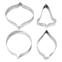 Ausstechformen-Set 4-tlg. | verschiedene Motive | Weihnachtskugeln