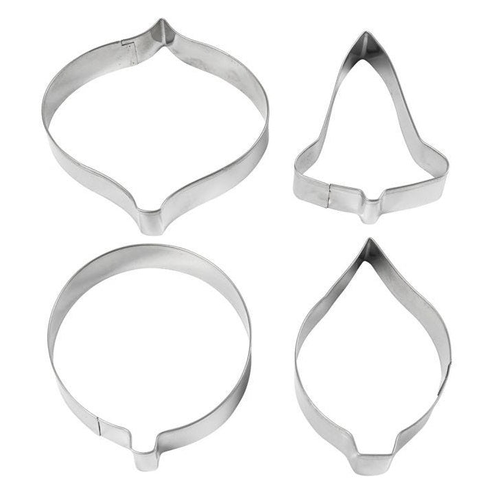 Ausstechformen-Set 4-tlg. | verschiedene Motive | Weihnachtskugeln