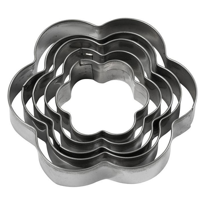 Ausstechformen-Set - 5-teilig | verschiedene Formen | kvety