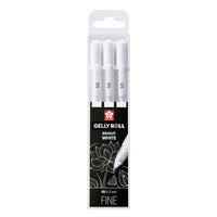 Sakura Gelly Roll Gelschreiber Bright White - 3er Set | verschiedene Strichstärken — Bild 2
