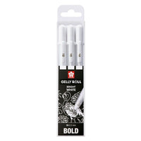 Sakura Gelly Roll Gelschreiber Bright White - 3er Set | verschiedene Strichstärken — Bild 3