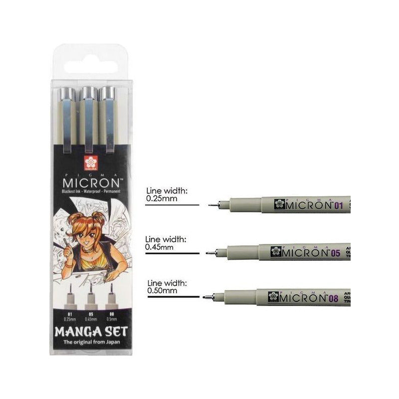 SAKURA Koi Coloring Brush Manga Aquarell-Pinselstifte