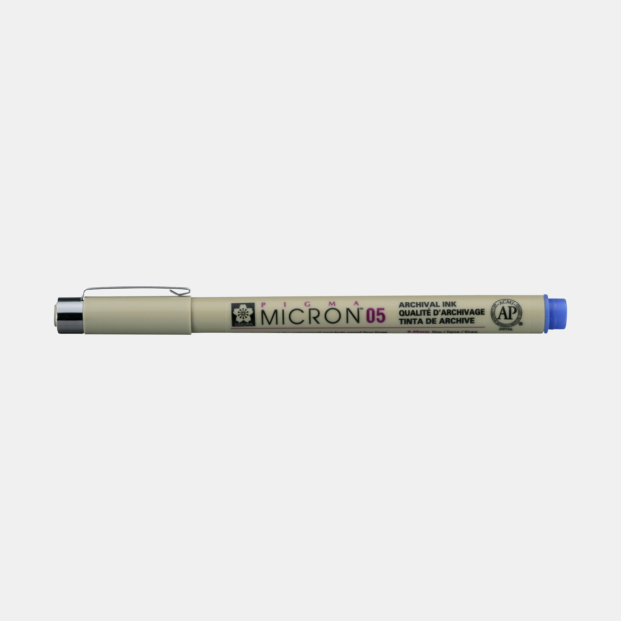 Sakura Pigma Micron 05 Fineliner 0,45 mm – 6er-Set – Blau