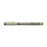 Sakura Pigma Micron 05 Fineliner 0,45 mm – 6er-Set – Frischgrün