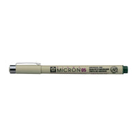 Sakura Pigma Micron 05 Fineliner 0,45 mm – 6er-Set – Jägergrün