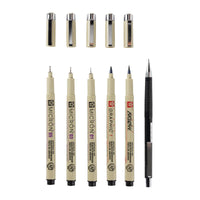 Sakura Pigma Micron Manga Fineliner-Set / 6 Stück