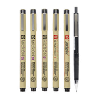 Sakura Pigma Micron Manga Fineliner-Set / 6 Stück