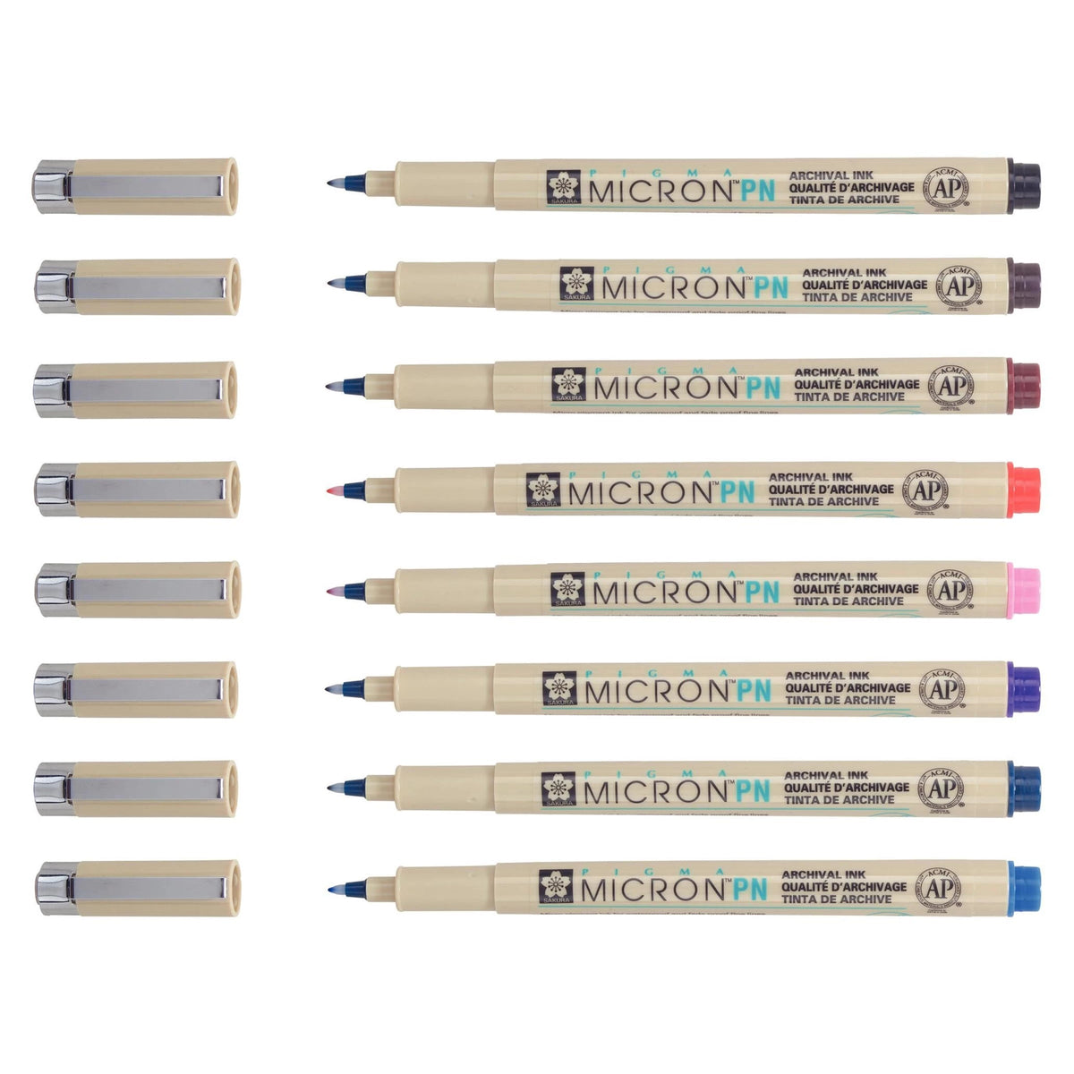 Sakura Pigma Micron PN Stifte-Set / 8 Stück