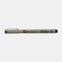 Sakura Tuschestift Pigma Micron PN - verschiedene Farben – Schwarz