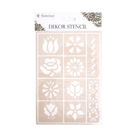 Selbstklebende Schablone PENTART A5 - Dekorative Formen M15 | ARTMIE