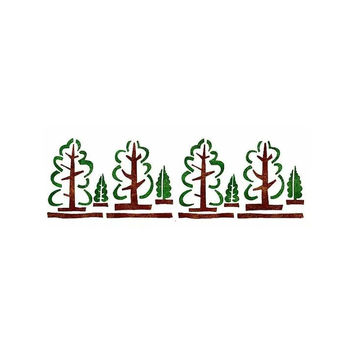Schablone XL Wald 22x67 cm