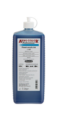 Schmincke AERO COLOR Professional Acryltinte 1 l – 405 Primärblau Cyan