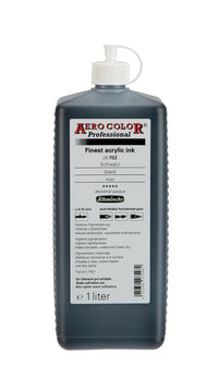 Schmincke AERO COLOR Professional Acryltinte 1 l – 702 Schwarz