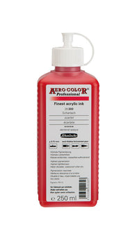 Schmincke AERO COLOR Professional Acryltinte 250 ml – 300 Scharlachrot