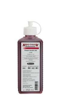 Schmincke AERO COLOR Professional Acryltinte 250 ml – 301 Krapplack dunkel