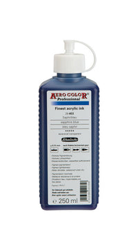 Schmincke AERO COLOR Professional Acryltinte 250 ml – 403 Saphirblau