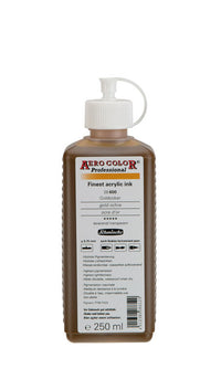 Schmincke AERO COLOR Professional Acryltinte 250 ml – 600 Goldocker