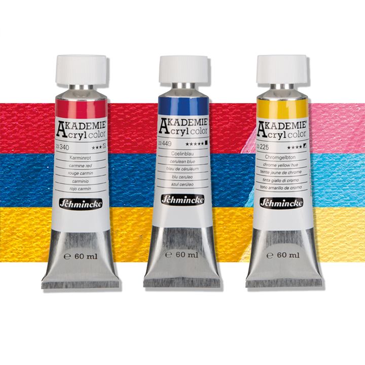 Schmincke AKADEMIE Acrylfarben 60 ml in verschiedenen Farbtönen | ARTMIE