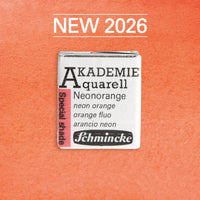 Schmincke AKADEMIE Aquarellfarben 1/2 Näpfchen - Golden pink – 951 Neonorange