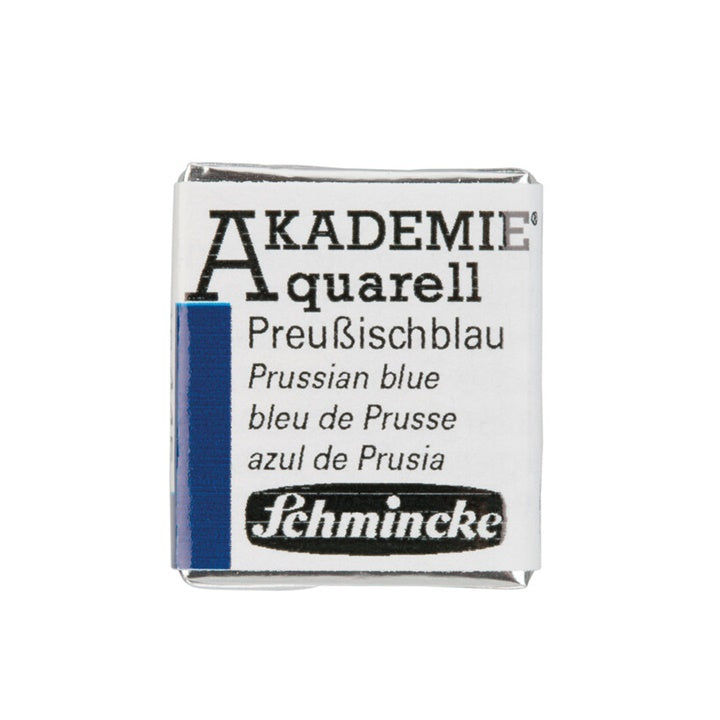 Schmincke AKADEMIE Aquarellfarben 1/2 Näpfchen – 445 Preußisch Blau