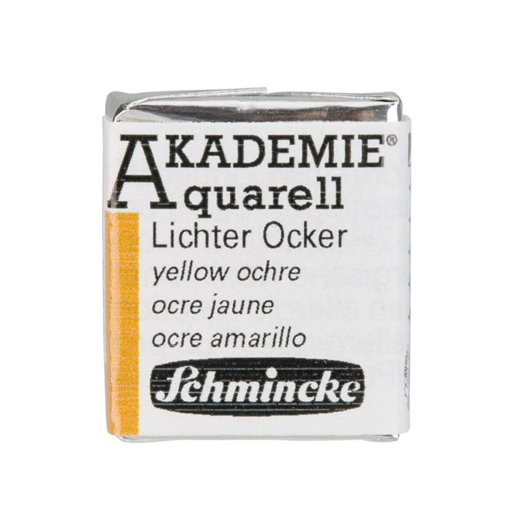 Schmincke AKADEMIE Aquarellfarben 1/2 Näpfchen – 660 Ocker Gelb