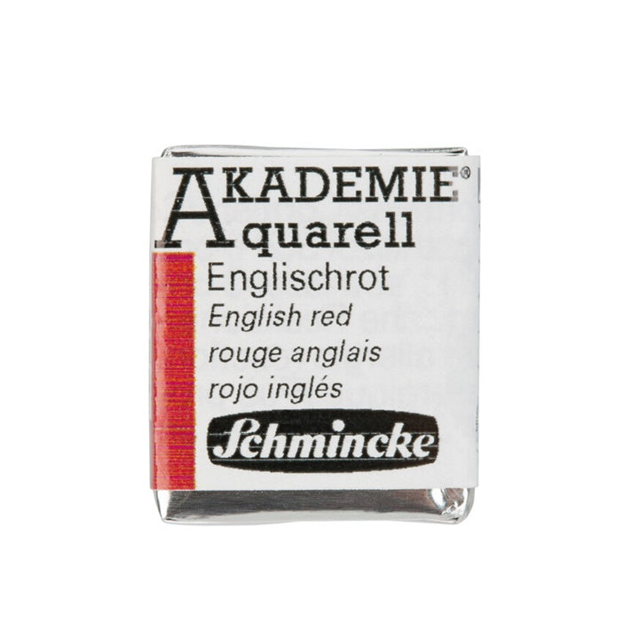 Schmincke AKADEMIE Aquarellfarben 1/2 Näpfchen – 666 Englischrot