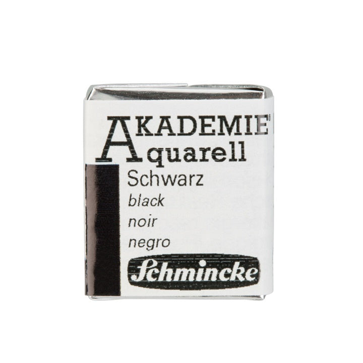 Schmincke AKADEMIE Aquarellfarben 1/2 Näpfchen – 782 schwarz