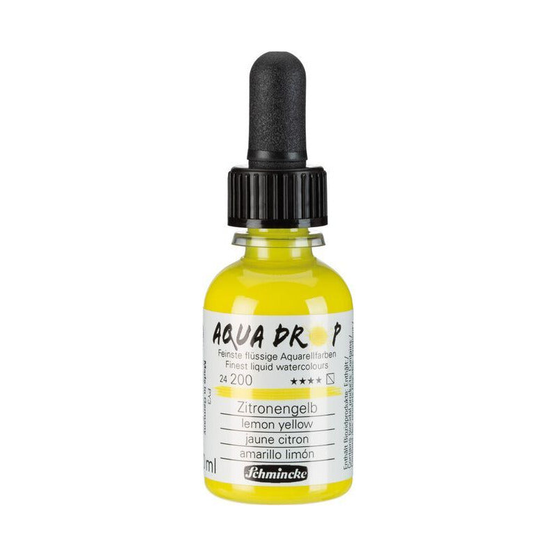 Schmincke AQUA DROP Aquarellfarbe 30 ml – 200 Zitronengelb