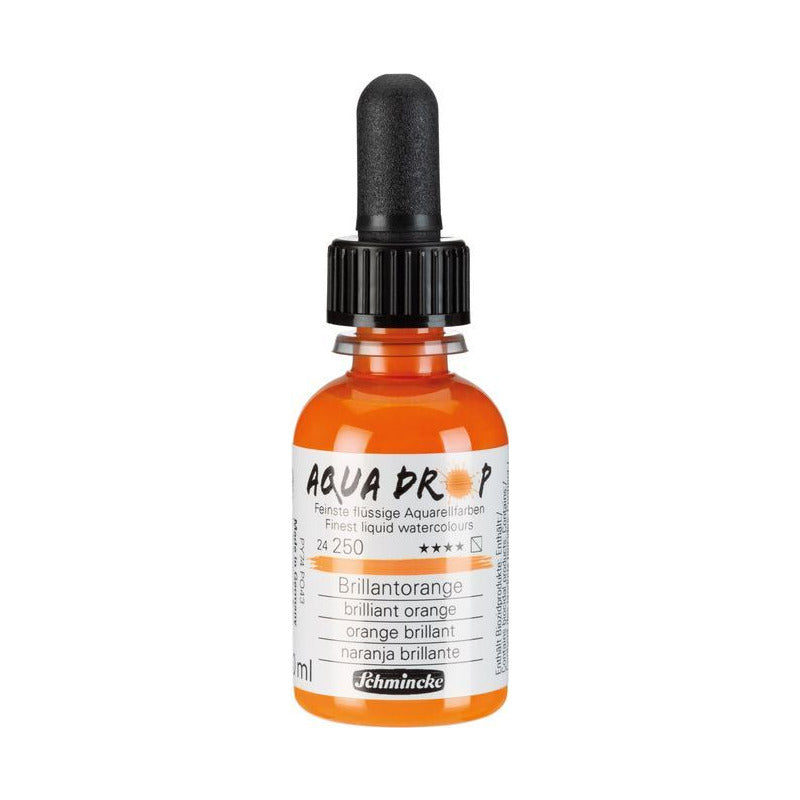 Schmincke AQUA DROP Aquarellfarbe 30 ml – 250 Brillantorange