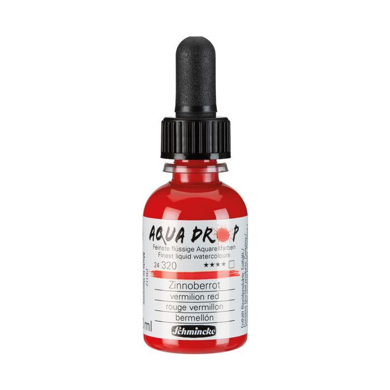 Schmincke AQUA DROP Aquarellfarbe 30 ml – 320 Zinnoberrot
