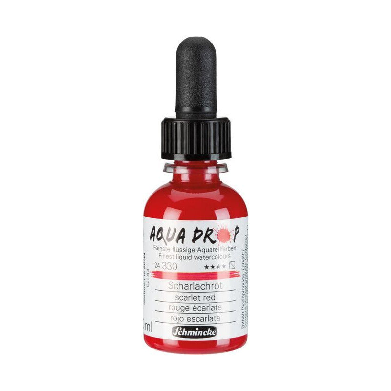 Schmincke AQUA DROP Aquarellfarbe 30 ml – 330 Scharlachrot