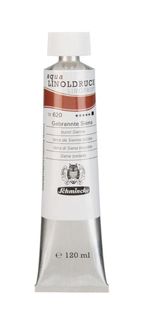 Schmincke aqua-LINOPRINT Linoldruckfarben 120 ml – 620 Siena gebrannt