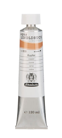 Schmincke aqua-LINOPRINT Linoldruckfarben 120 ml – 830 Kupfer