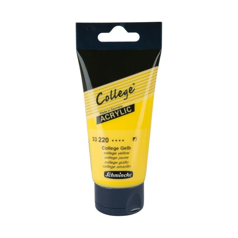Schmincke College Acrylic Acrylfarbe 75 ml – 220 Collegegelb