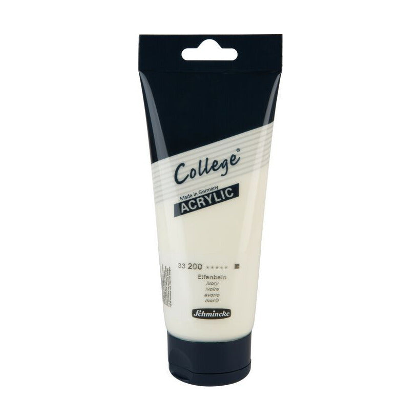 Schmincke College Acrylic Acrylfarben 200 ml – 200 Elfenbein