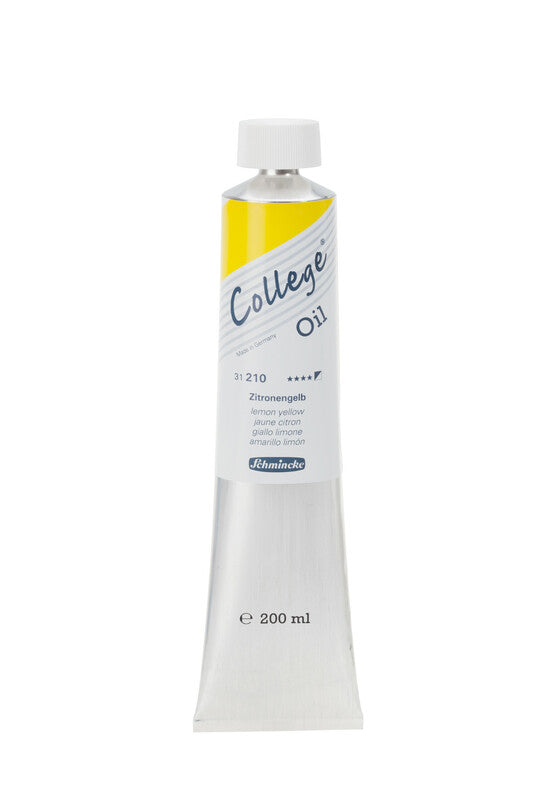 Schmincke College Oil Ölfarbe 200 ml – 210 Zitronengelb