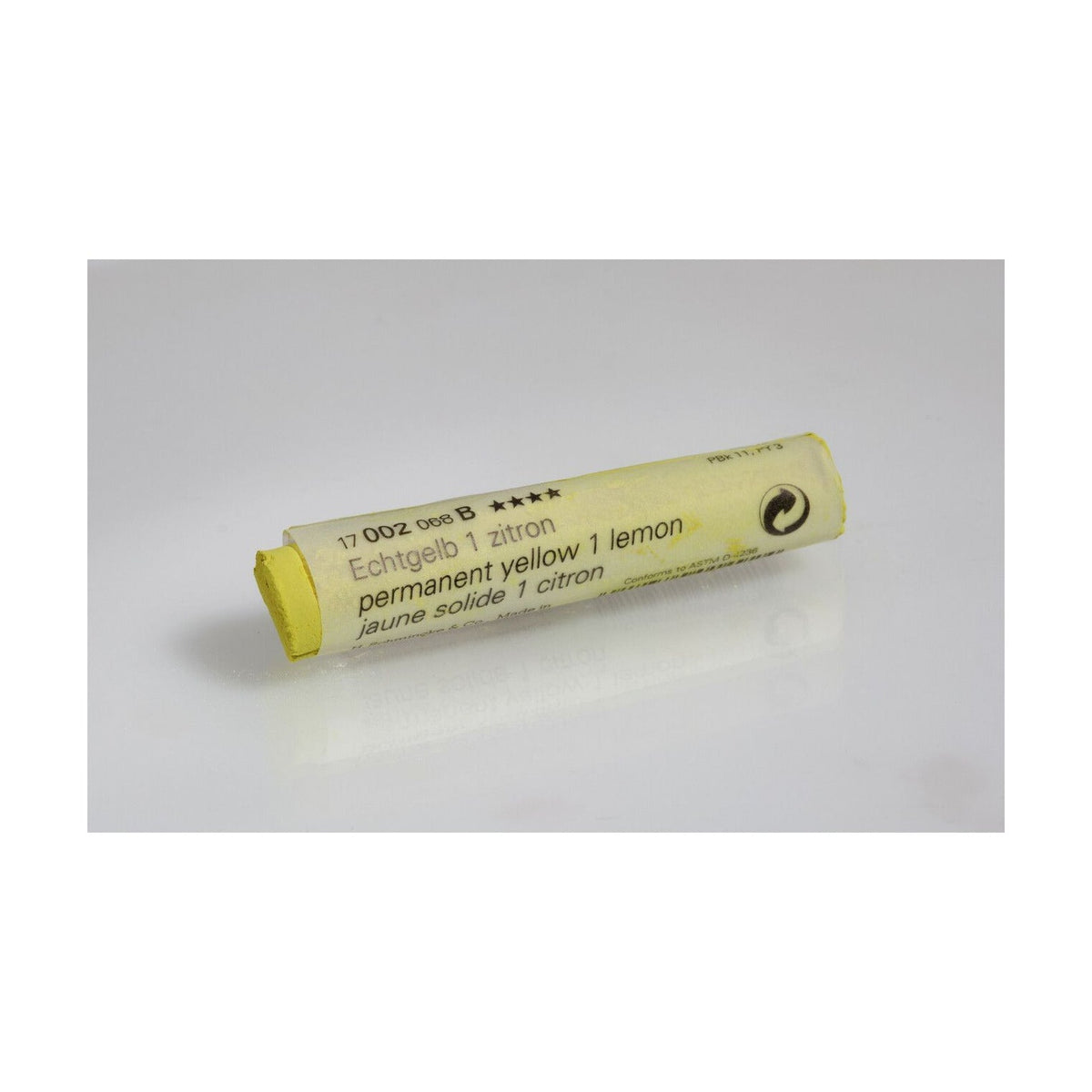 Schmincke FINEST EXTRA-SOFT Softpastell – Serie 1 – 002 B permanent yellow 1 lemon