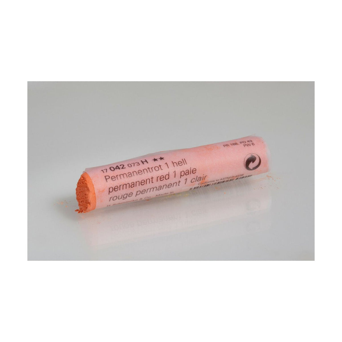 Schmincke FINEST EXTRA-SOFT Softpastell – Serie 1 – 042 H permanent red 1 pale