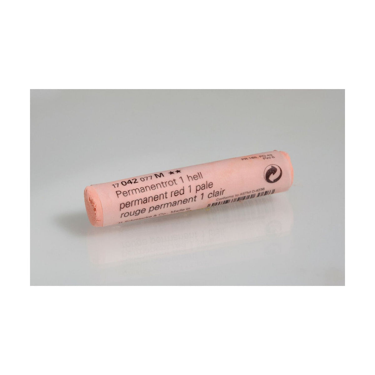 Schmincke FINEST EXTRA-SOFT Softpastell – Serie 1 – 042 M permanent red 1 pale