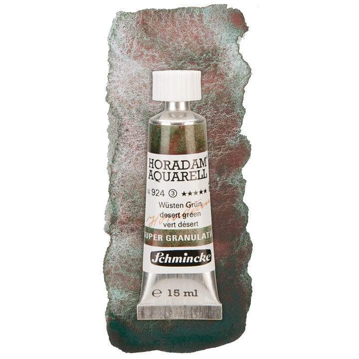 Schmincke HORADAM Aquarellfarben in der 15 ml Tube – 924 Wüstengrün