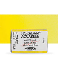 Schmincke Horadam Aquarellfarben im ganzen Näpfchen – 208 aureolin hue