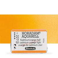 Schmincke Horadam Aquarellfarben im ganzen Näpfchen – 227 Hellorange Cadmium