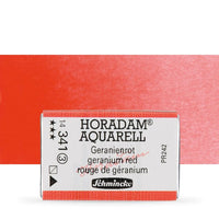 Schmincke Horadam Aquarellfarben im ganzen Näpfchen – 341 Geranie rot
