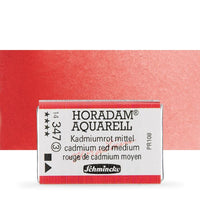 Schmincke Horadam Aquarellfarben im ganzen Näpfchen – 347 Cadmium mittelrot
